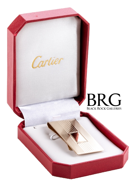Mens - Cartier 14k Money Clip With Original Box
